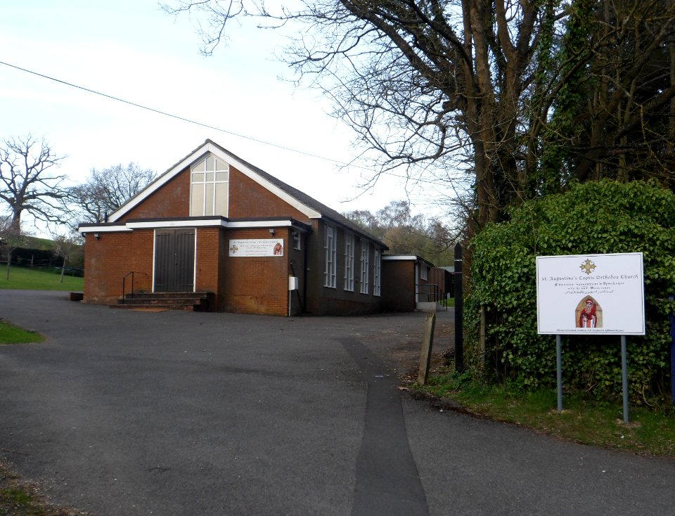 St Augustine's Coptic Orthodox Church, Station Road, Gomshall (March 2014, from Southwest) (1)