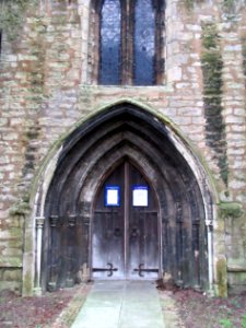 St Andrew, Kimbolton, west door