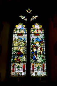 St Andrew's Church, interior view - Alfriston, East Sussex, England - DSC05169