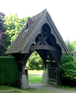 St Barnabas' Church, Ranmore Common Road, Ranmore Common (July 2013) (Lychgate)