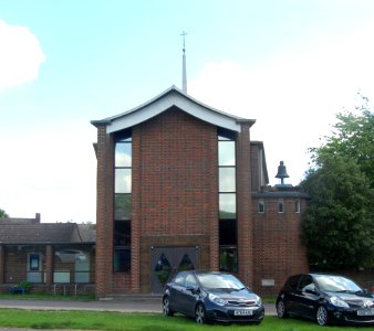 St Barnabas' Church, Fromond Road, Weeke, Winchester (June 2019) (1)