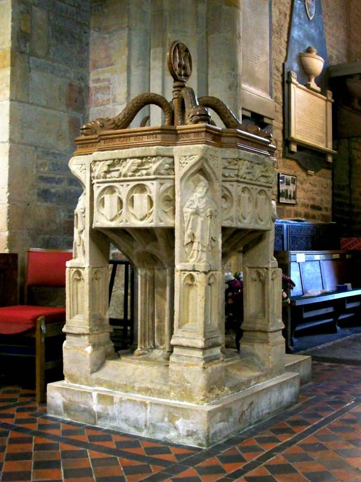 St Barnabas, Queen Camel, the font