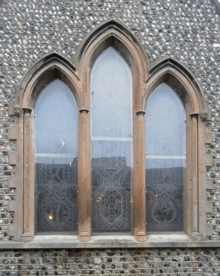 St Andrew's Church, Church Road, Hove (NHLE Code 1205303) (September 2011) (Windows)