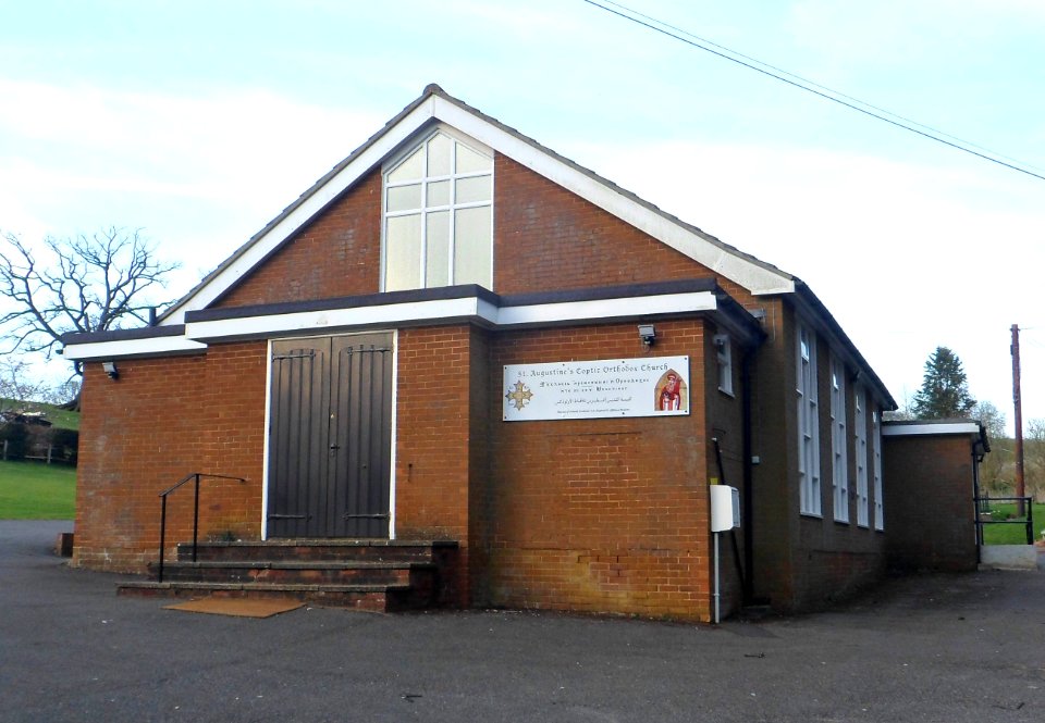St Augustine's Coptic Orthodox Church, Station Road, Gomshall (March 2014, from Southwest) (2)