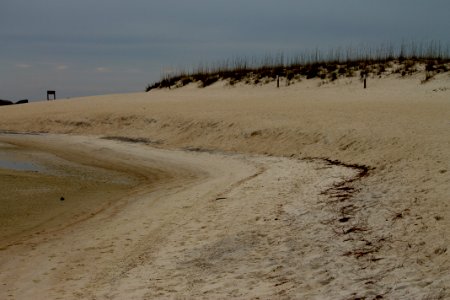 St Andrews State Park Inlet and Dune