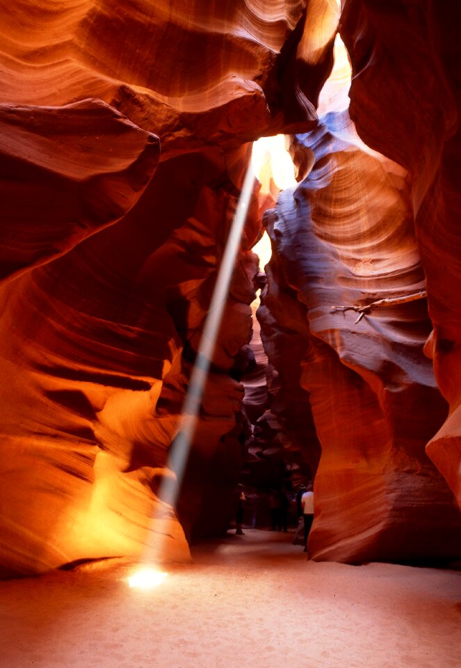 Antelope canyon usa sand stone photo