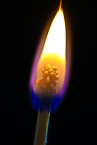 Candles burn flames