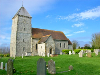 St Andrew, Bishopstone from South photo
