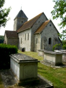 St Andrew, Bishopstone, from east