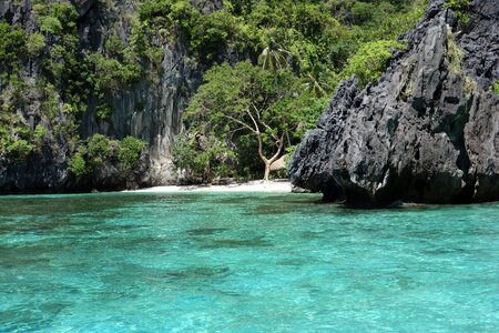 Beach relax blue water