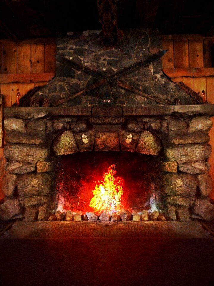 Logs stay fire
