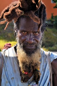 Aboriginal portrait black man