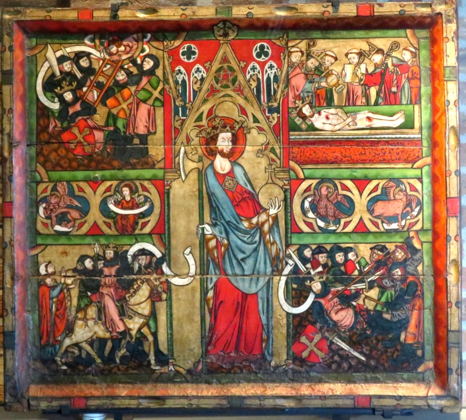 St. Olav alter frontal, c. 1300, Archbiship's Pallace Museum, Trondheim