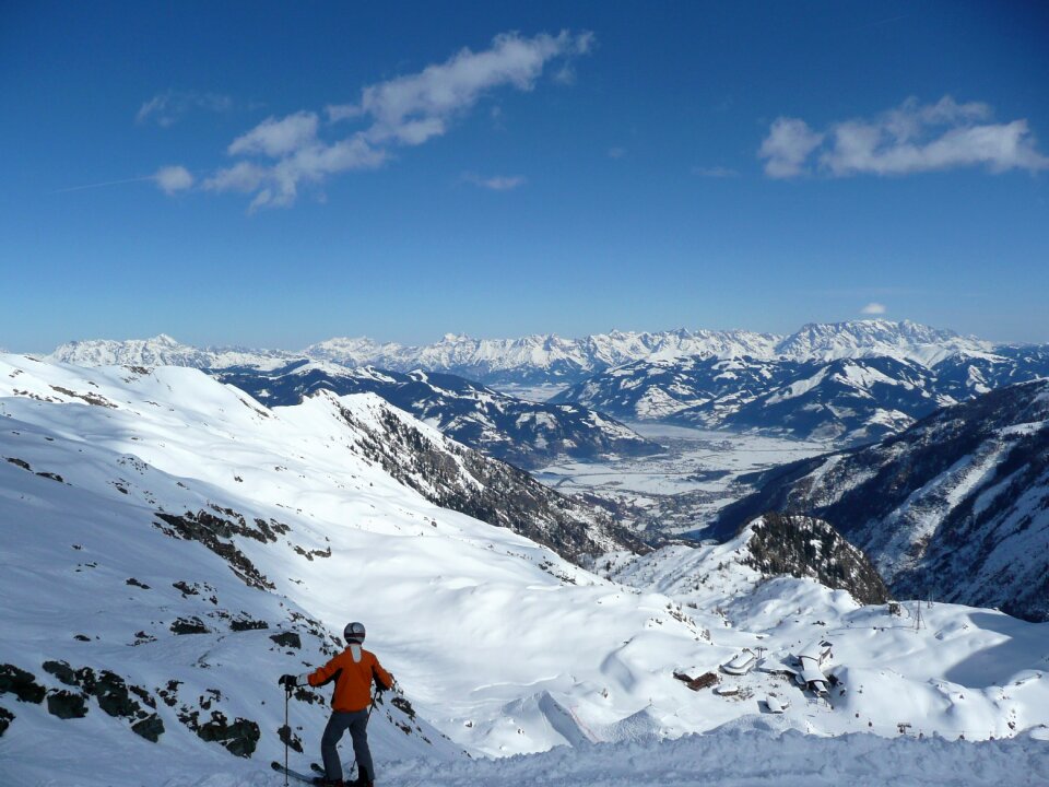 Ski landscape view