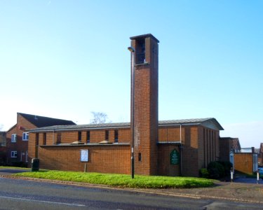 St Alban's Church, Gossops Drive, Gossops Green (November 2014, from North-Northeast)