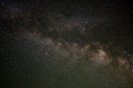 Natural starry sky night view