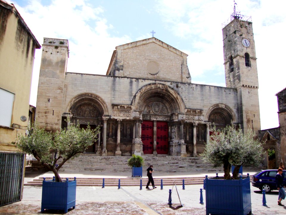St.Gilles-du-Gard (Gard, Fr) abbatiale, façade ouest