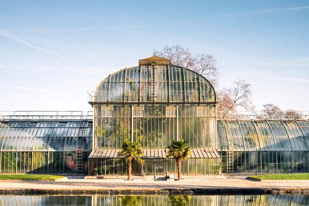 Gardening green glasshouse