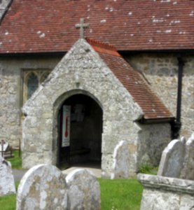 St Andrew's Church, Church Place, Chale (May 2016) (Porch)