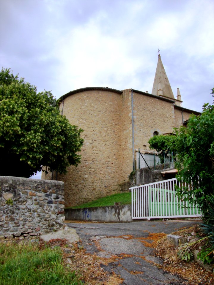 St.Sernin (Ardèche, Fr) église, chevet