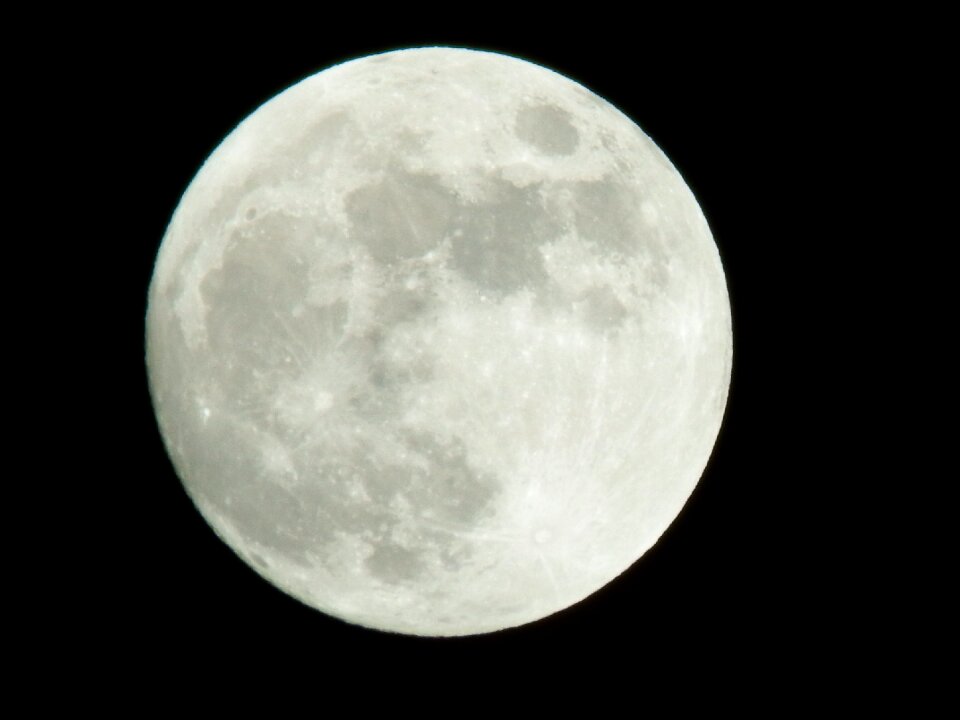 Natural starry sky moon