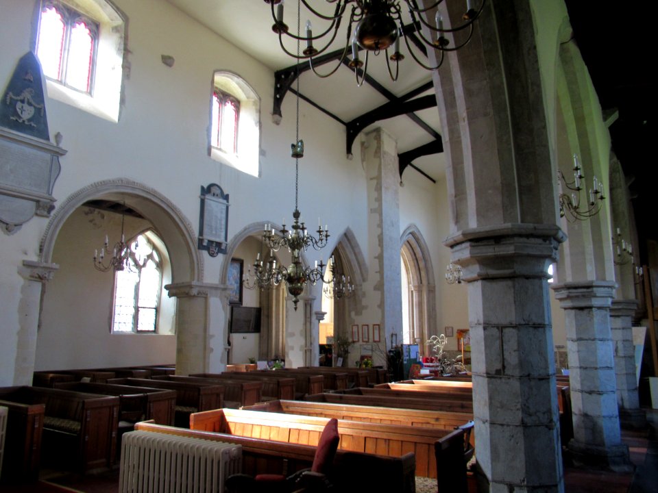 St Nicholas, St Nicholas at Wade, interior 02