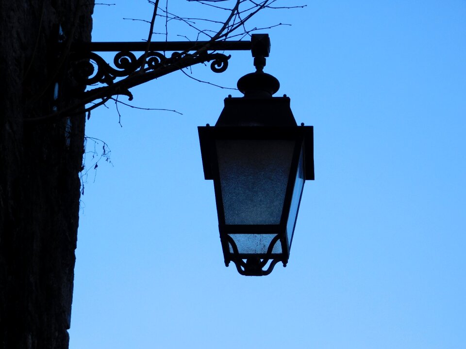 Lighting sky old lamp photo