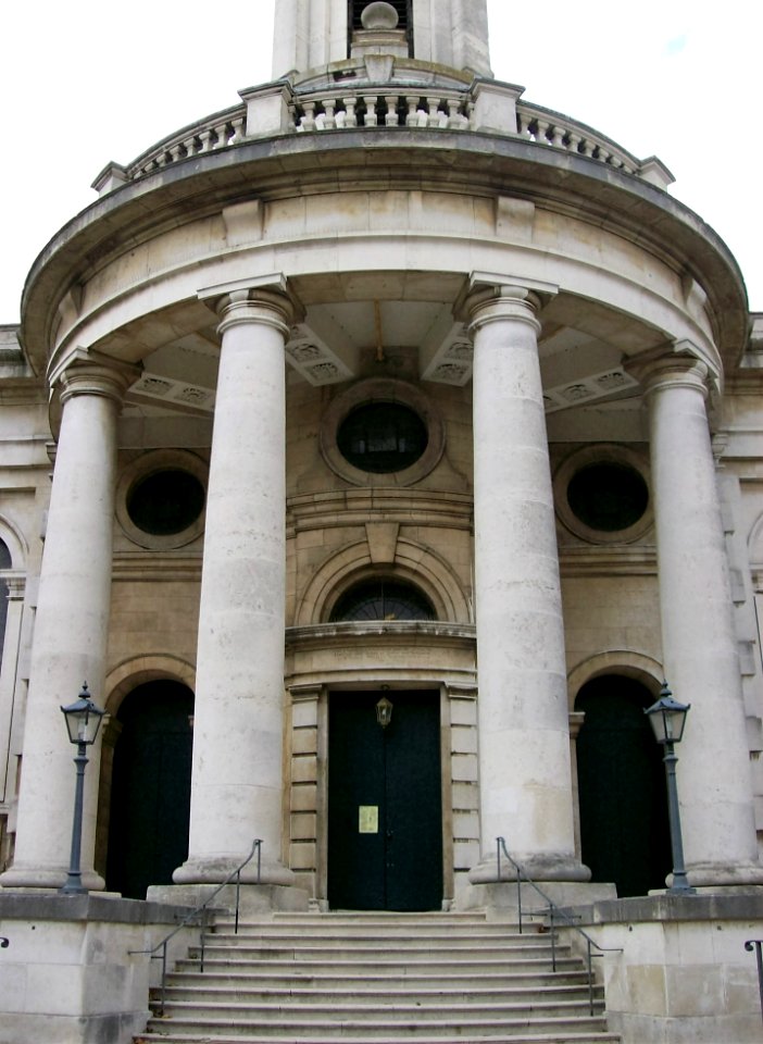 St Paul, Deptford, portico