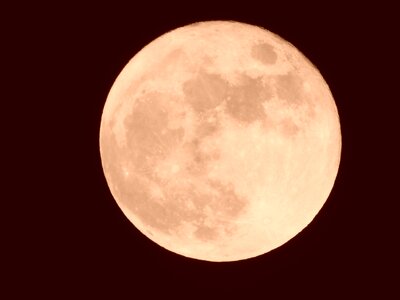 Natural starry sky moon