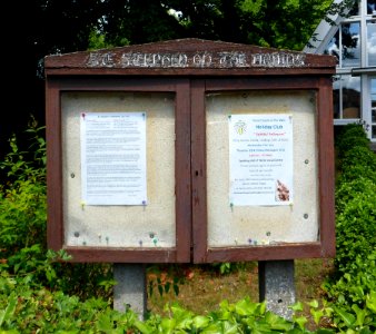 St Stephen-on-the-Downs Church, Rosebery Avenue, Langley Vale (August 2013) (Signboard)