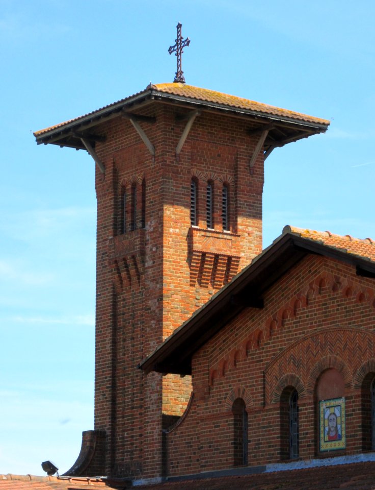 St Saviour's RC Church, Hurst Corner, Summers Lane, Totland (May 2016) (Tower)