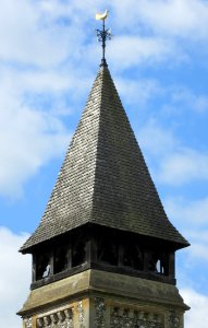 St Mary's Church, Stoke Road, Stoke d'Abernon (June 2015) (Spire) (2)