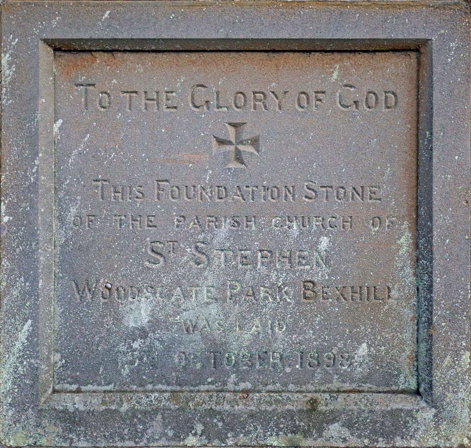 St Stephen's Church Foundation Stone, Bexhill