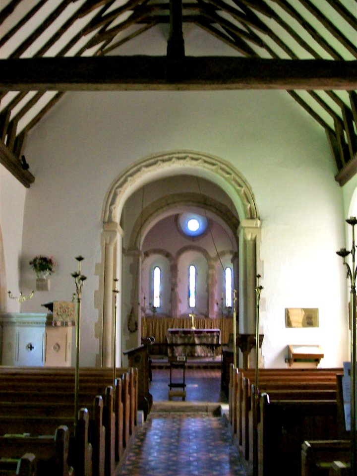 St Nicholas, Iford, looking east