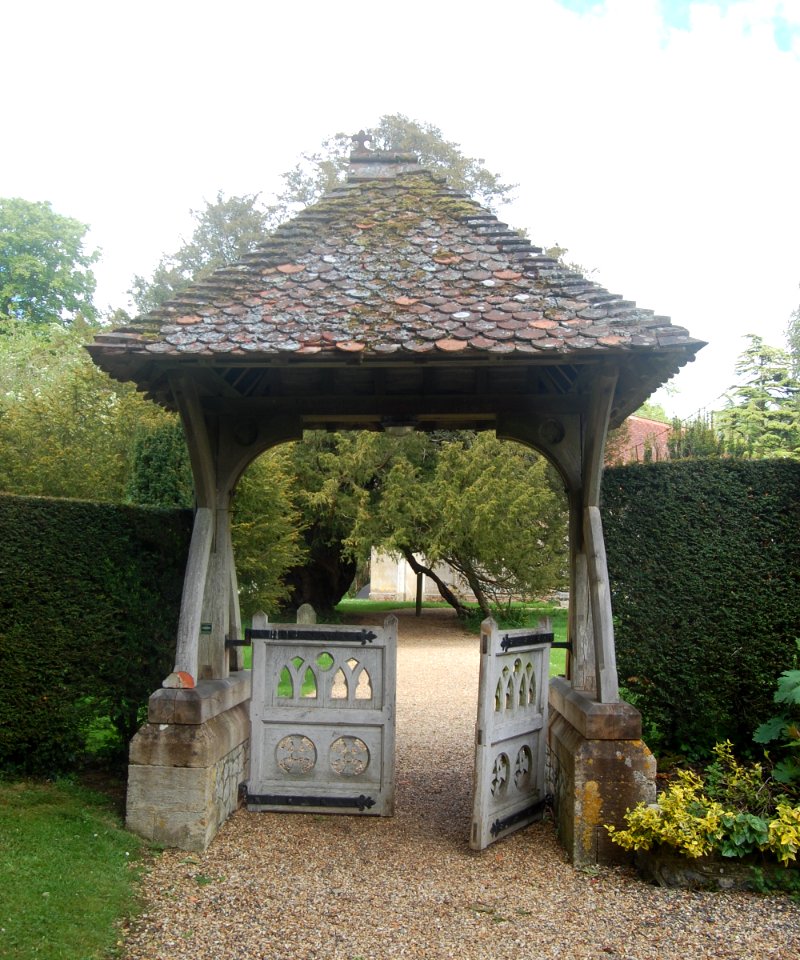 St Mary's Church, off Newton Lane, Newton Valence (NHLE Code 1179601) (May 2021) (Lychgate)