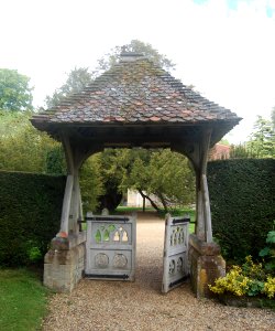 St Mary's Church, off Newton Lane, Newton Valence (NHLE Code 1179601) (May 2021) (Lychgate)