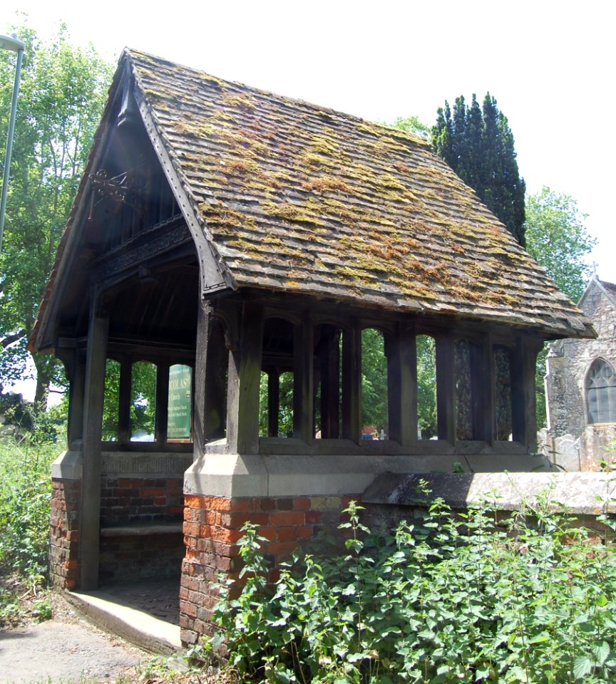 St Nicolas' Church, Stoneham Lane, North Stoneham (June 2019) (Lychgate) (1)