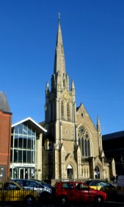 St Saviour's Church, Woodbridge Road, Guildford (April 2014, from Northwest)