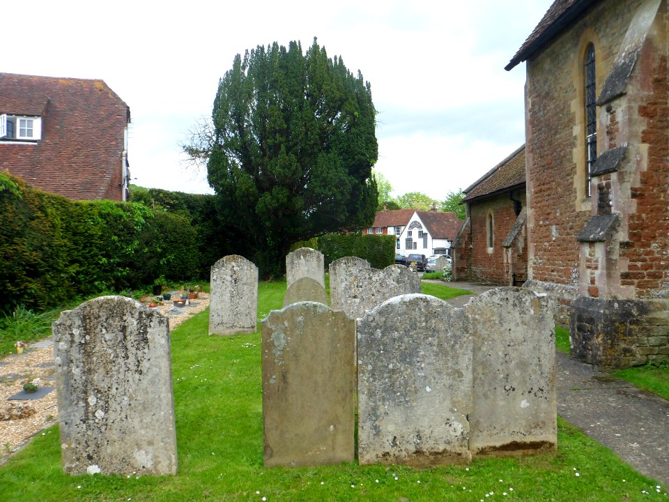 St Mary's Church, Petworth Road, Chiddingfold (May 2014) (Gravestones)