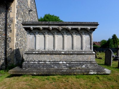 St Nicolas' Church, Church Road, Great Bookham (July 2013) (Table Tomb in Churchyard)