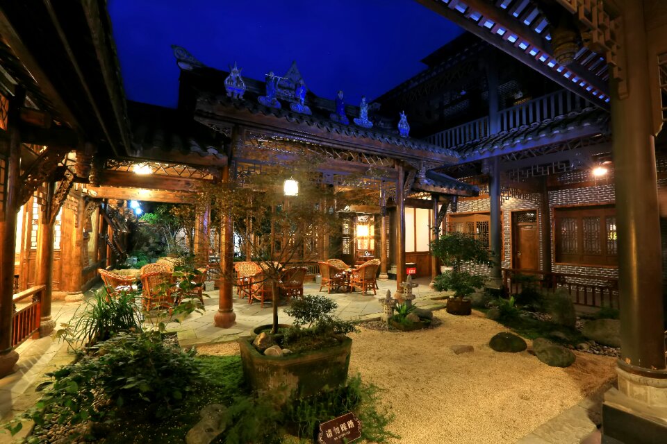 Chinese style the ancient town inn