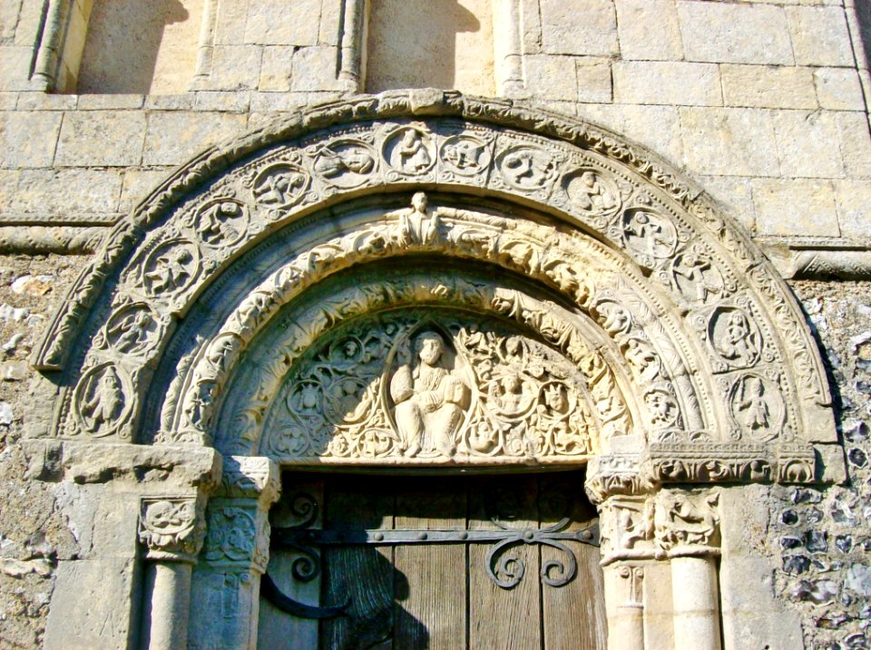 St Nicholas, Barfrestone, south door