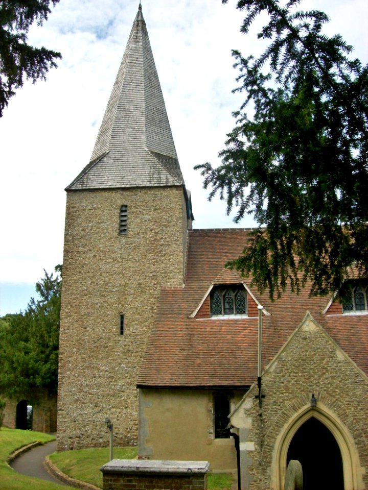 St Nicholas, Compton, spire