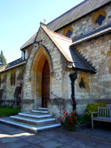 St Peter's Church, Beales Lane, Wrecclesham (May 2015) (Porch)