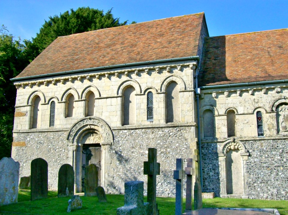 St Nicholas, Barfrestone, from South
