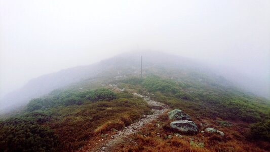 Landscape fog nature photo
