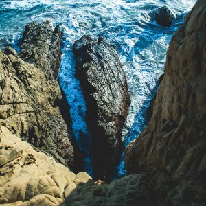 Cliff rocks environment