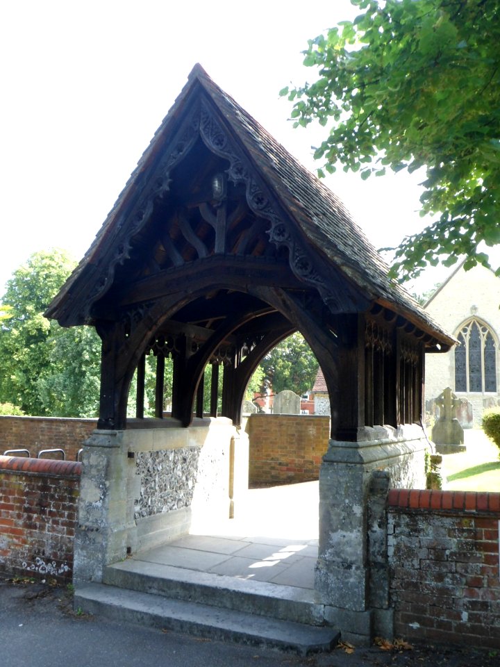 St Mary's Church, St Mary's Close, Fetcham (July 2013) (Lychgate) (1)