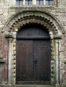 St Mary, Marlborough, West door