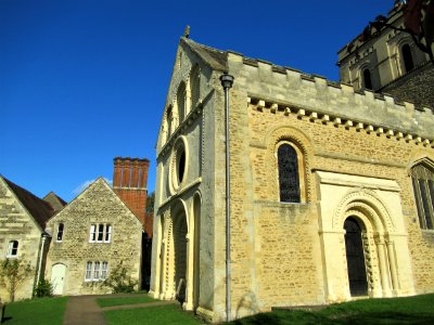 St Mary, Iffley, west end 04